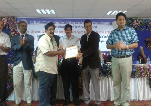 Gold award at IIIE-National Productivity Competitions 2015